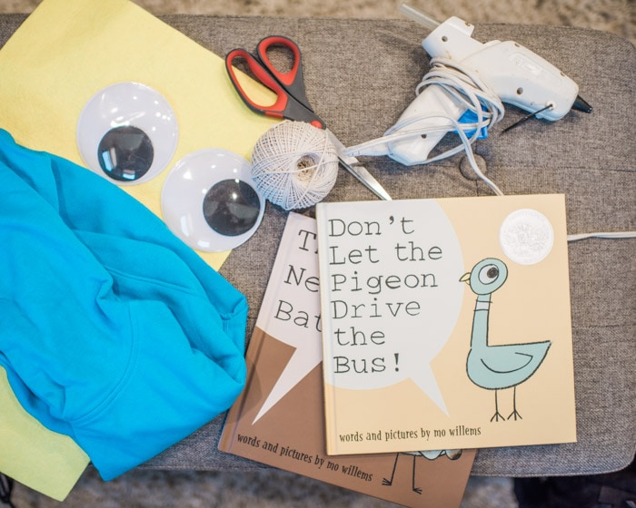 Mo Willems pigeon costume supplies