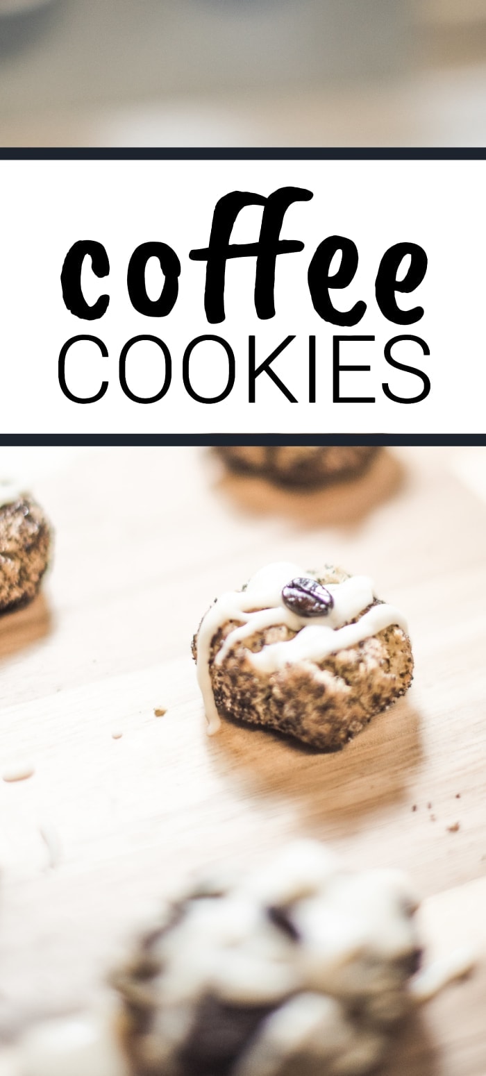 Coffee cookies made with real coffee beans for a powerful punch of caffeine
