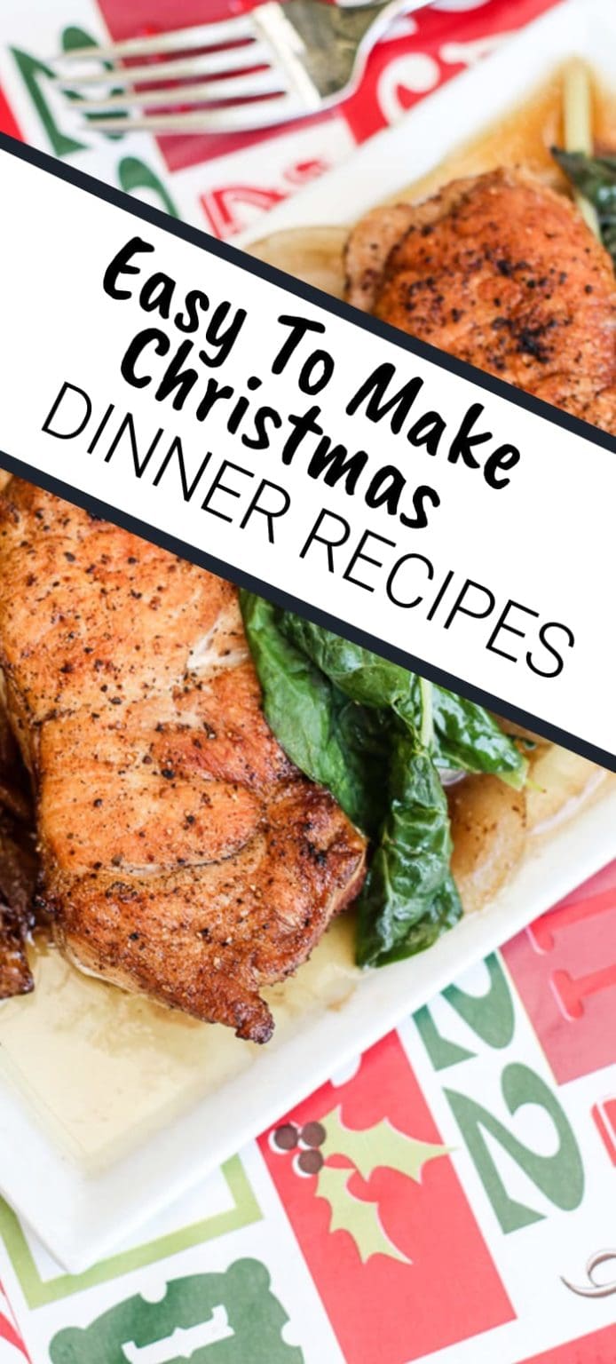 Quick And Easy Christmas Dinner Ideas