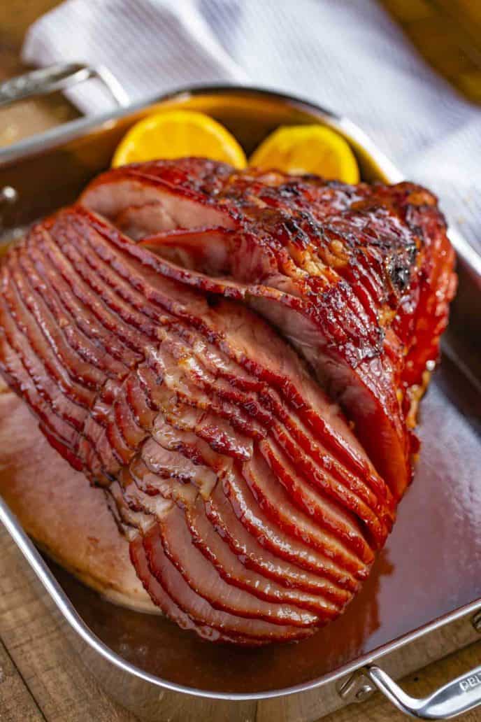 Baked ham Christmas Dinner