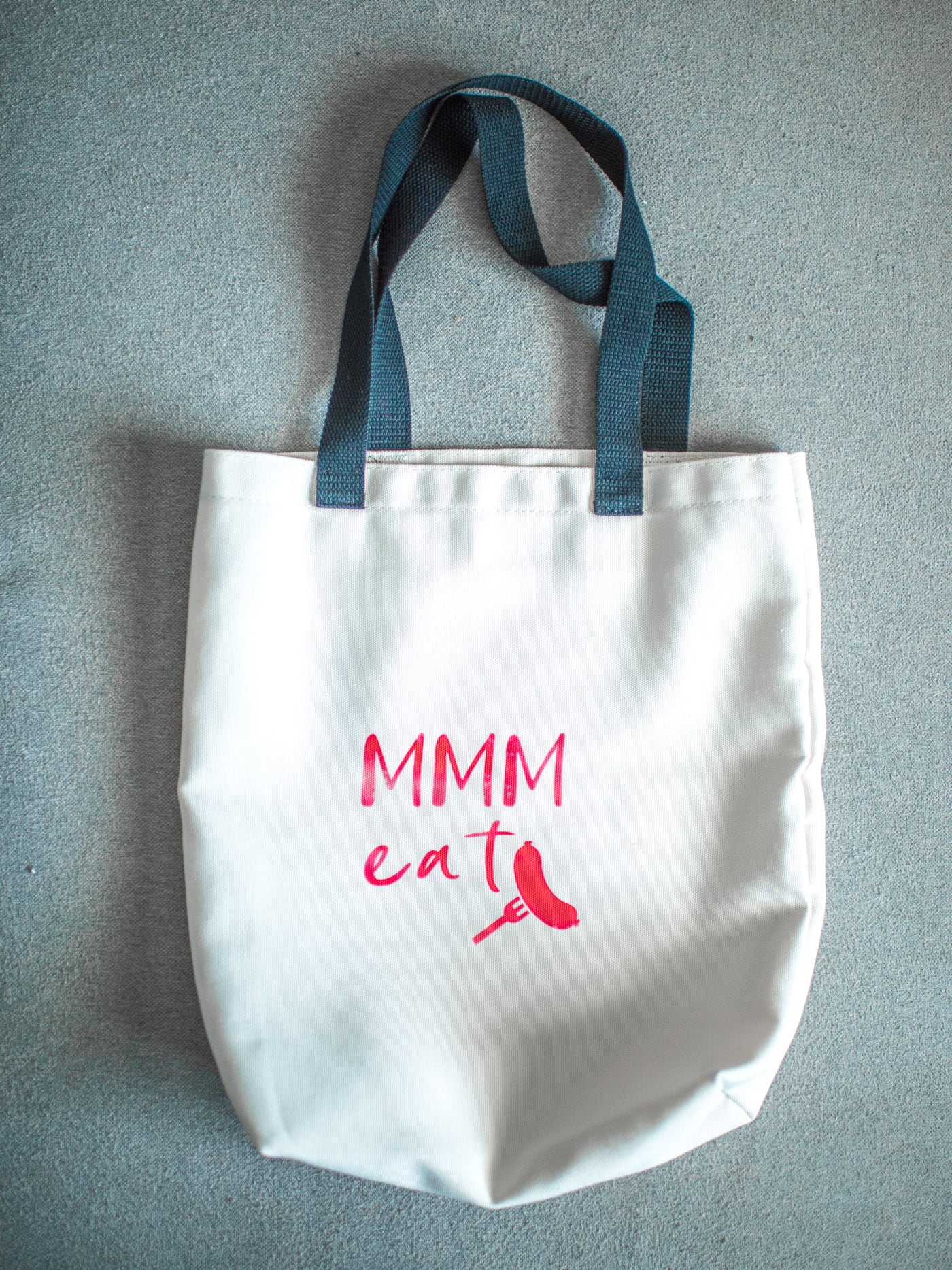 MMMeat grocery tote bags