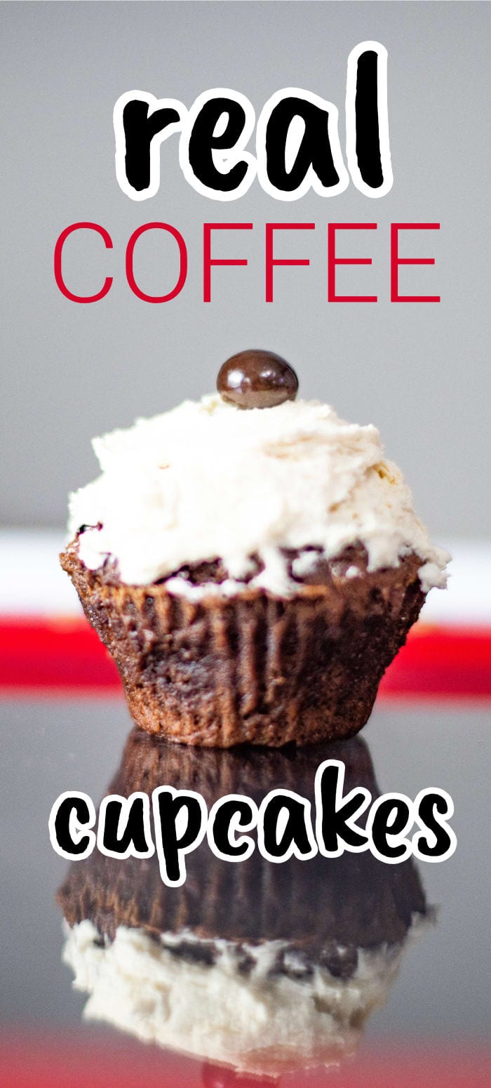 Real coffee cupcakes