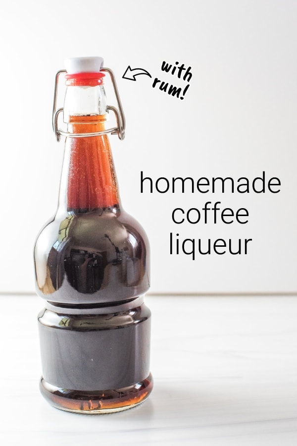 Homemade coffee liqueur 1