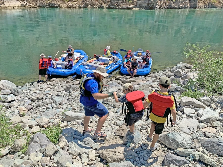 Best guides for american white water rafting in idaho