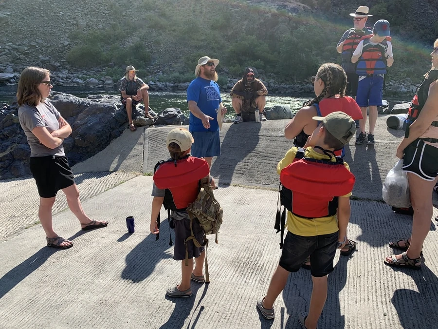 Preparing for american whitewater rafting in hell s canyon