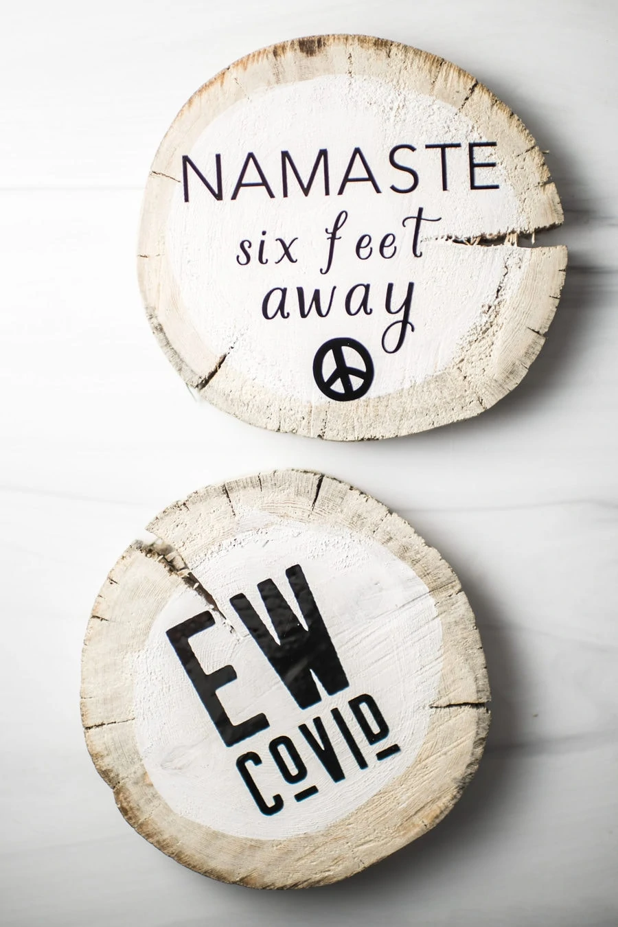 Diy cricut wood slices with funny sayings