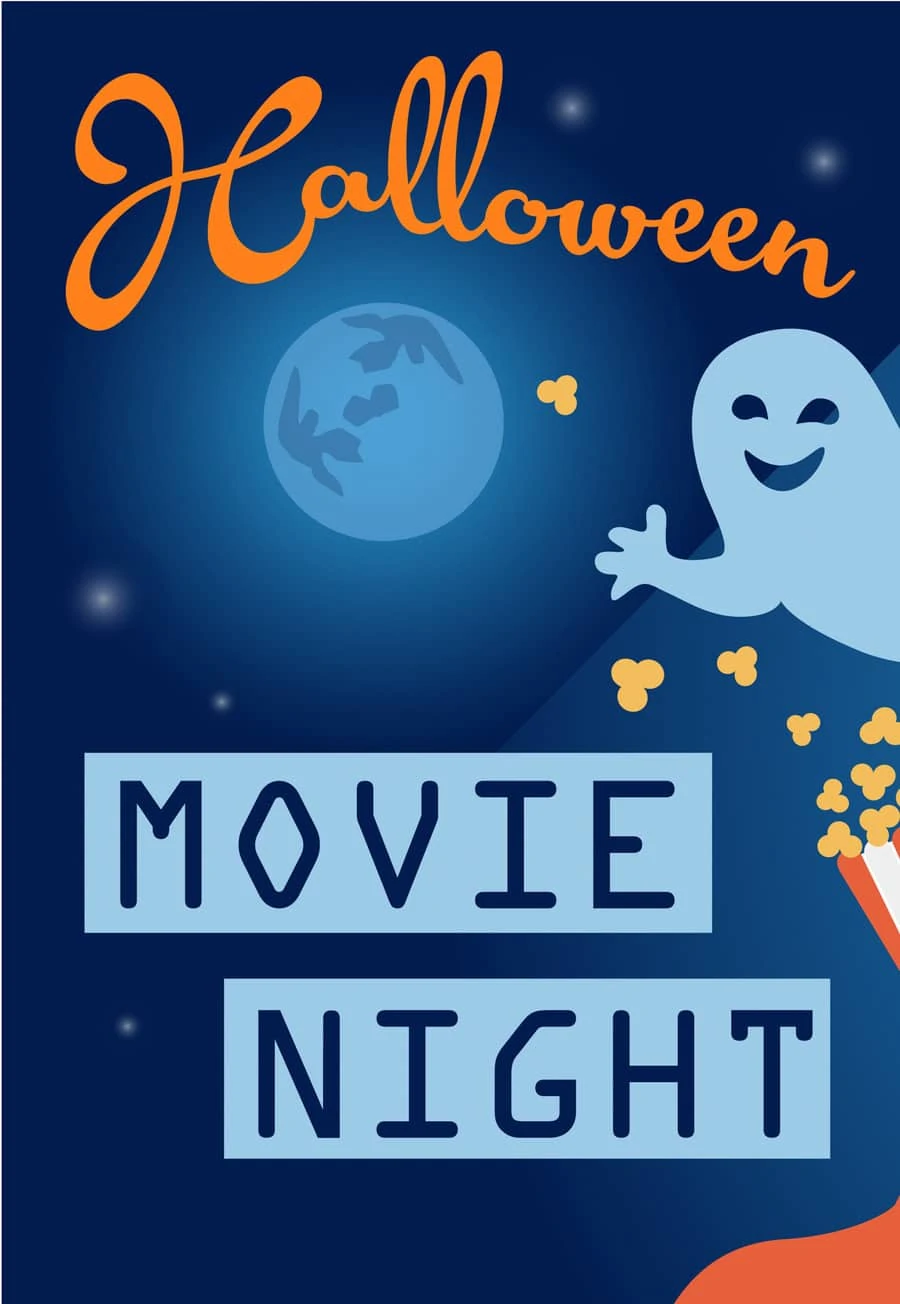 Halloween movie night for kids