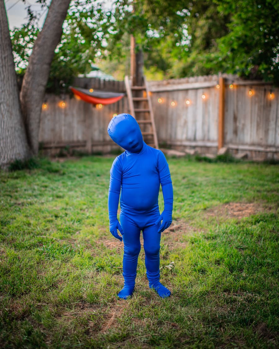 Blue man group costume