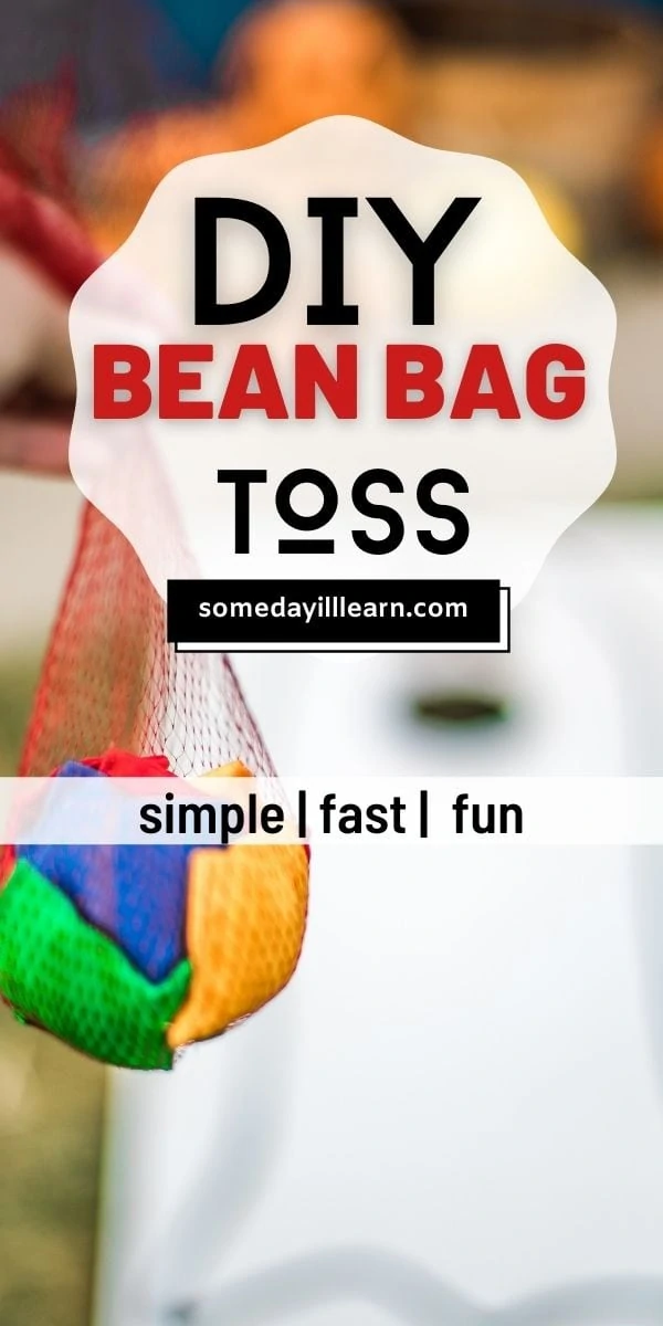 Diy bean bag toss game