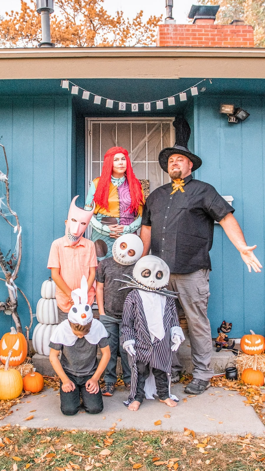 Nightmare Before Christmas Halloween costumes for the family