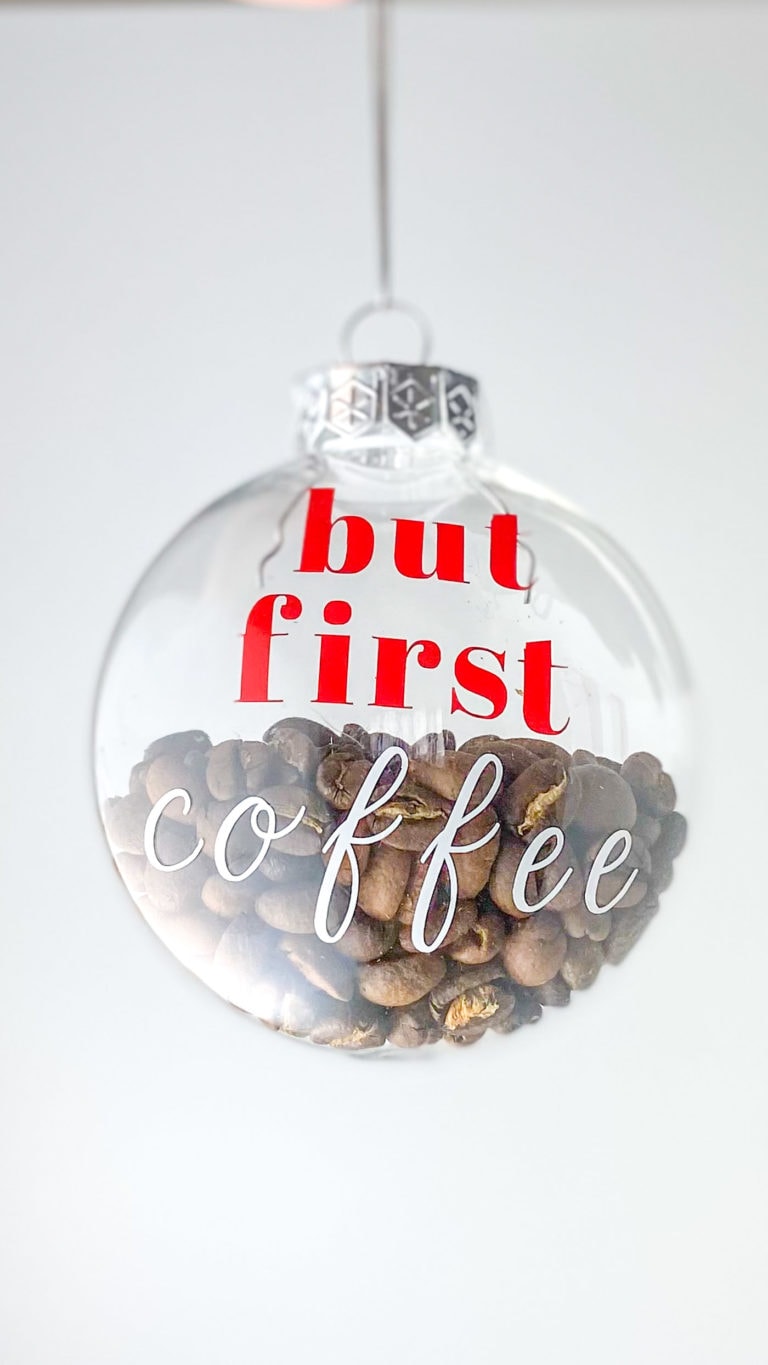 Diy coffee ornaments are so easy