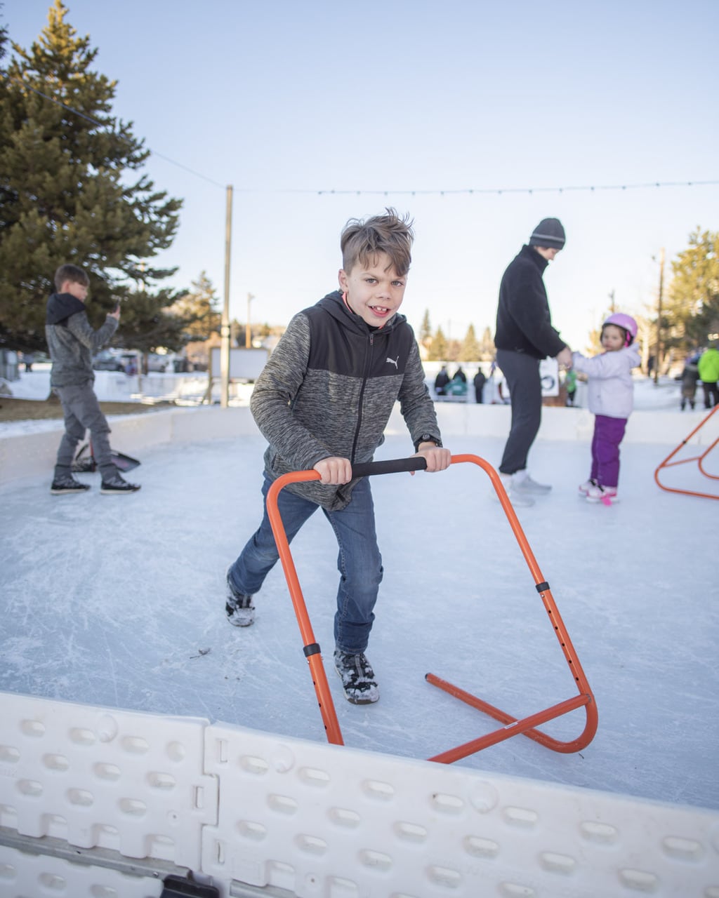 Ice skating support