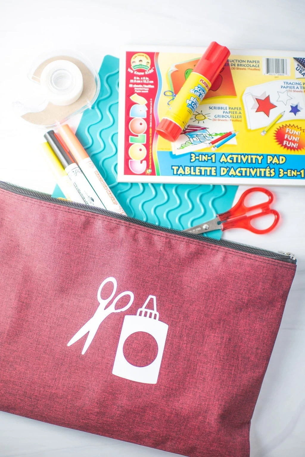 Craft themed busy bags for kids