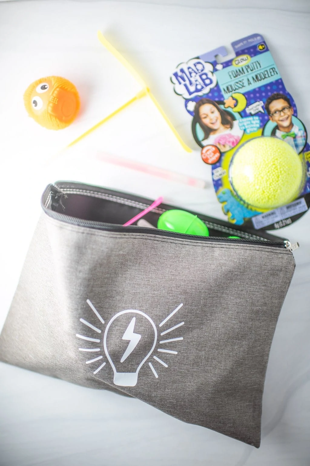 Glow themed busy bags for kids
