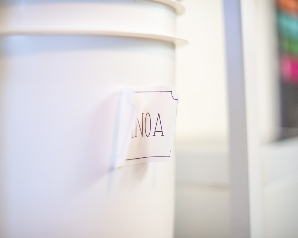 Applying cricut smart labels to bulk food storage bins