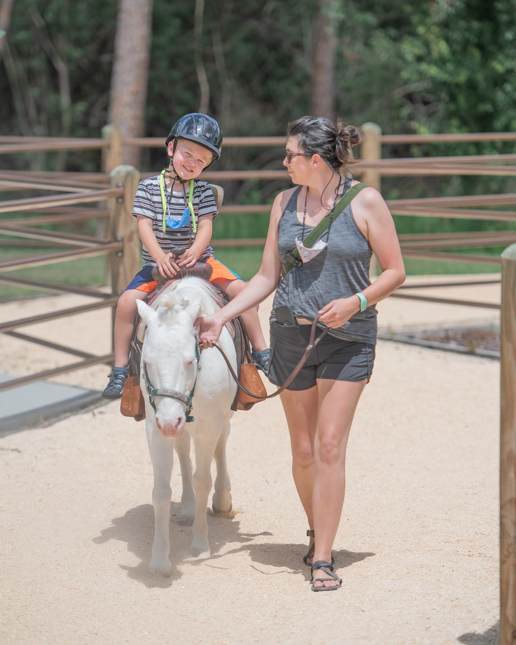 Pony ride at Fort Wilderness