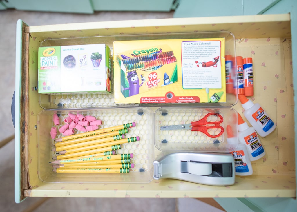 School supply drawer
