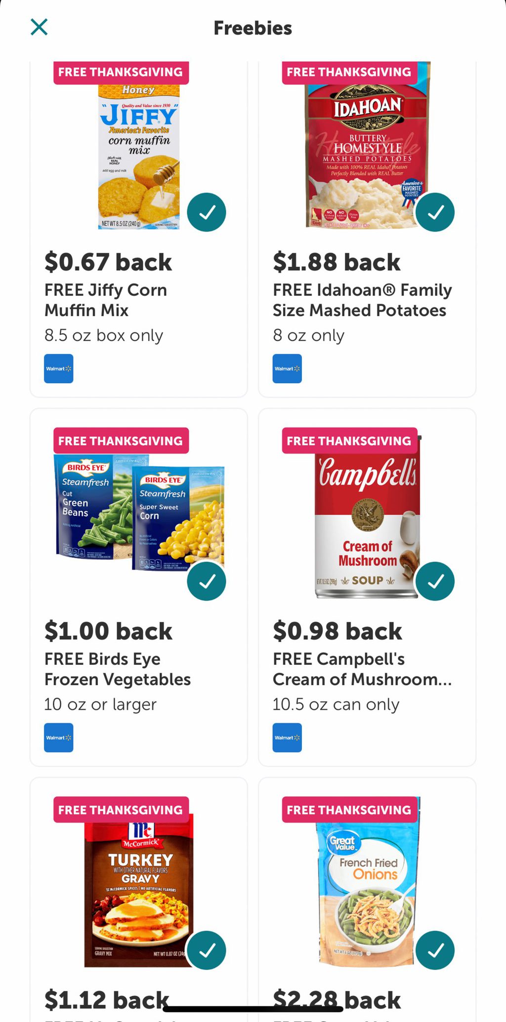 Ibotta freebies