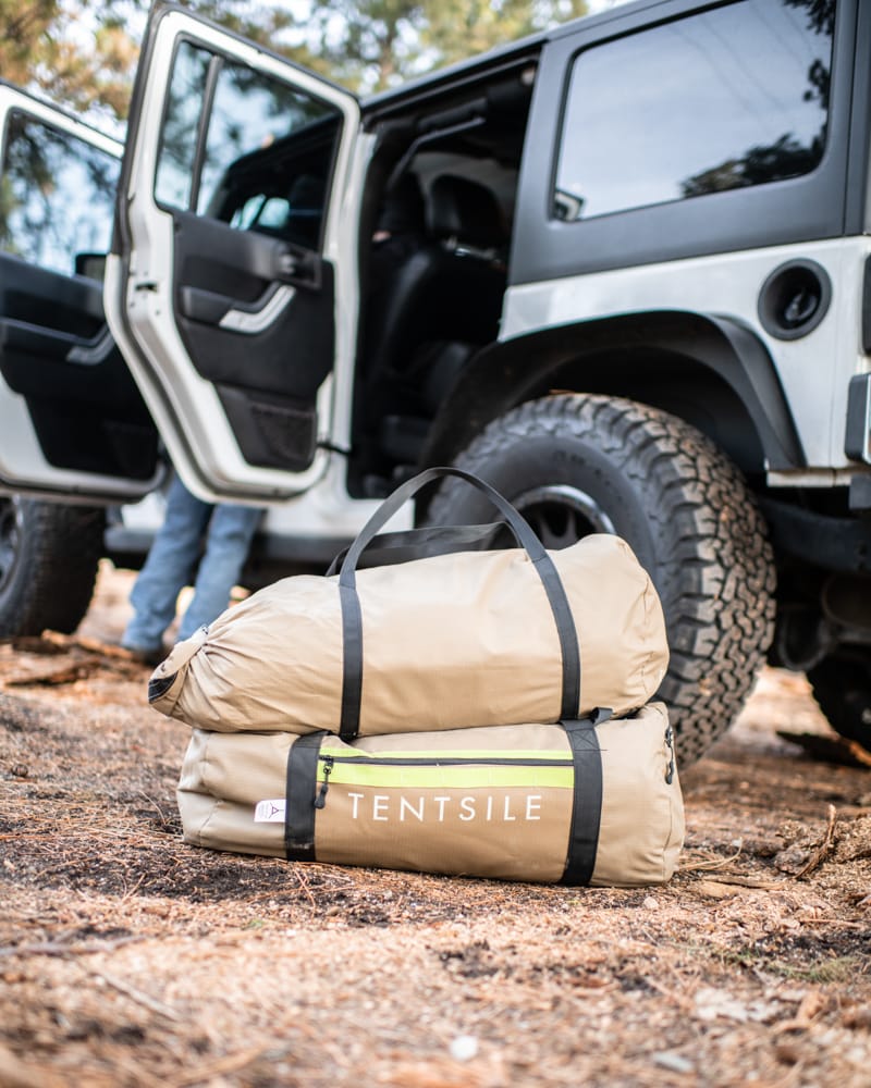 Tentsile tent in canvas bags