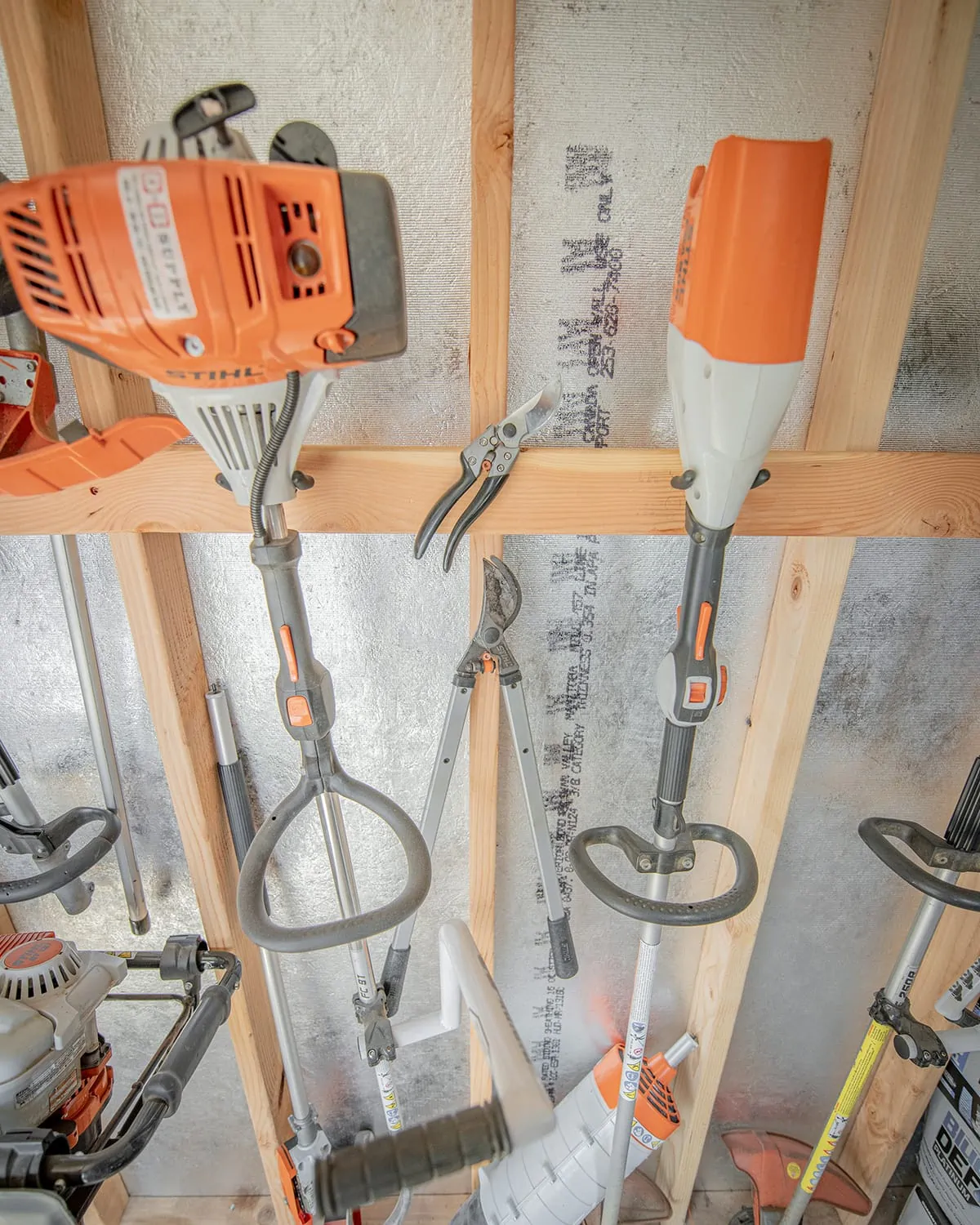 How to store garden tools stihl