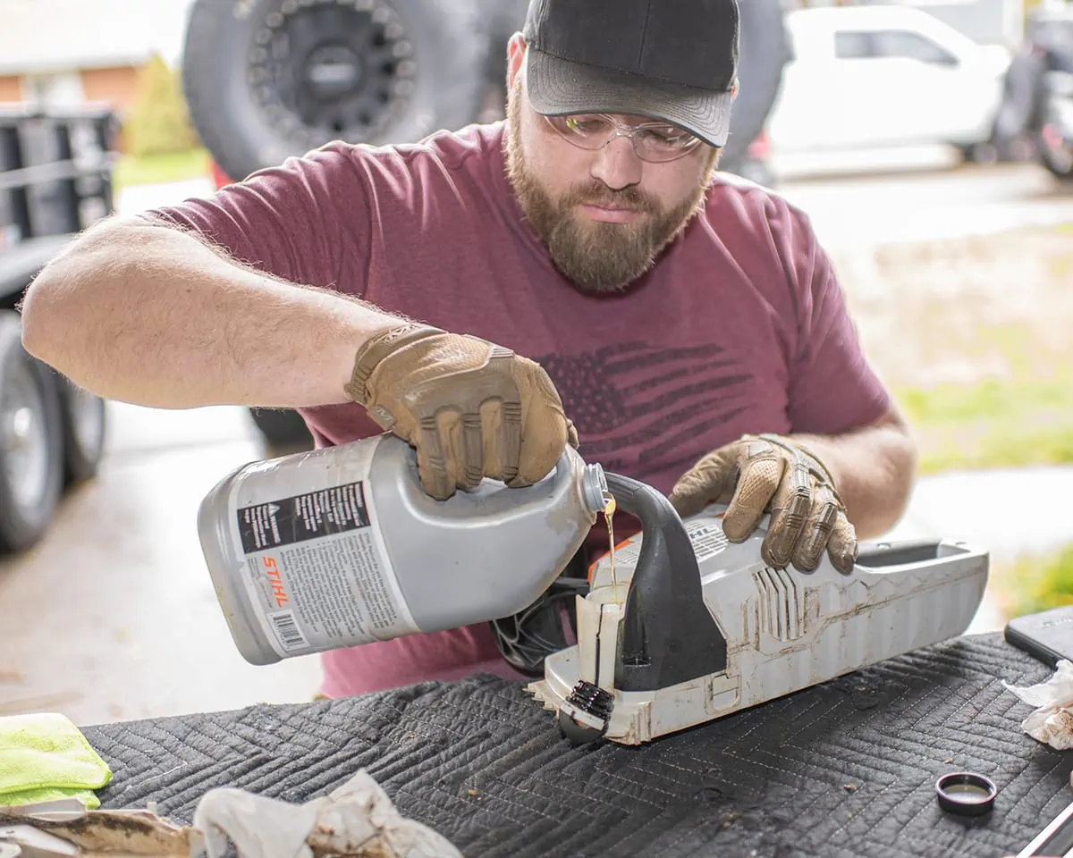 Stihl electric deals chainsaw battery powered