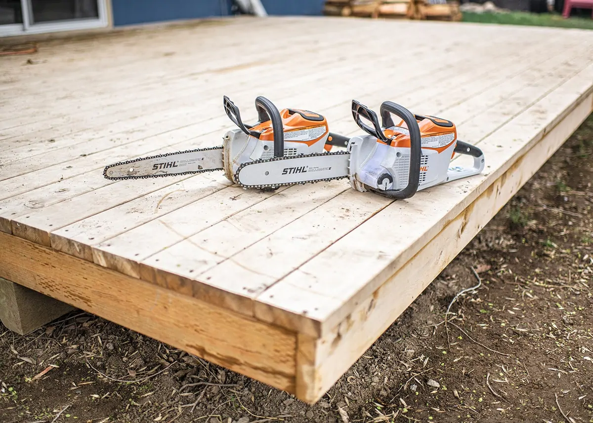 Stihl battery powered chainsaws are environmentally friendly