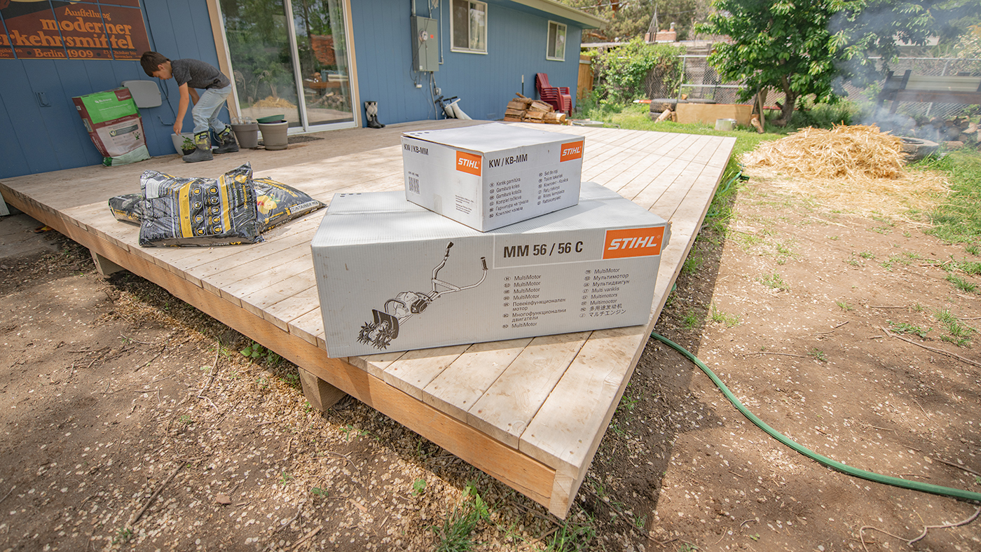 Stihl mm 56 is a great tool for upgrading your backyard smokers space