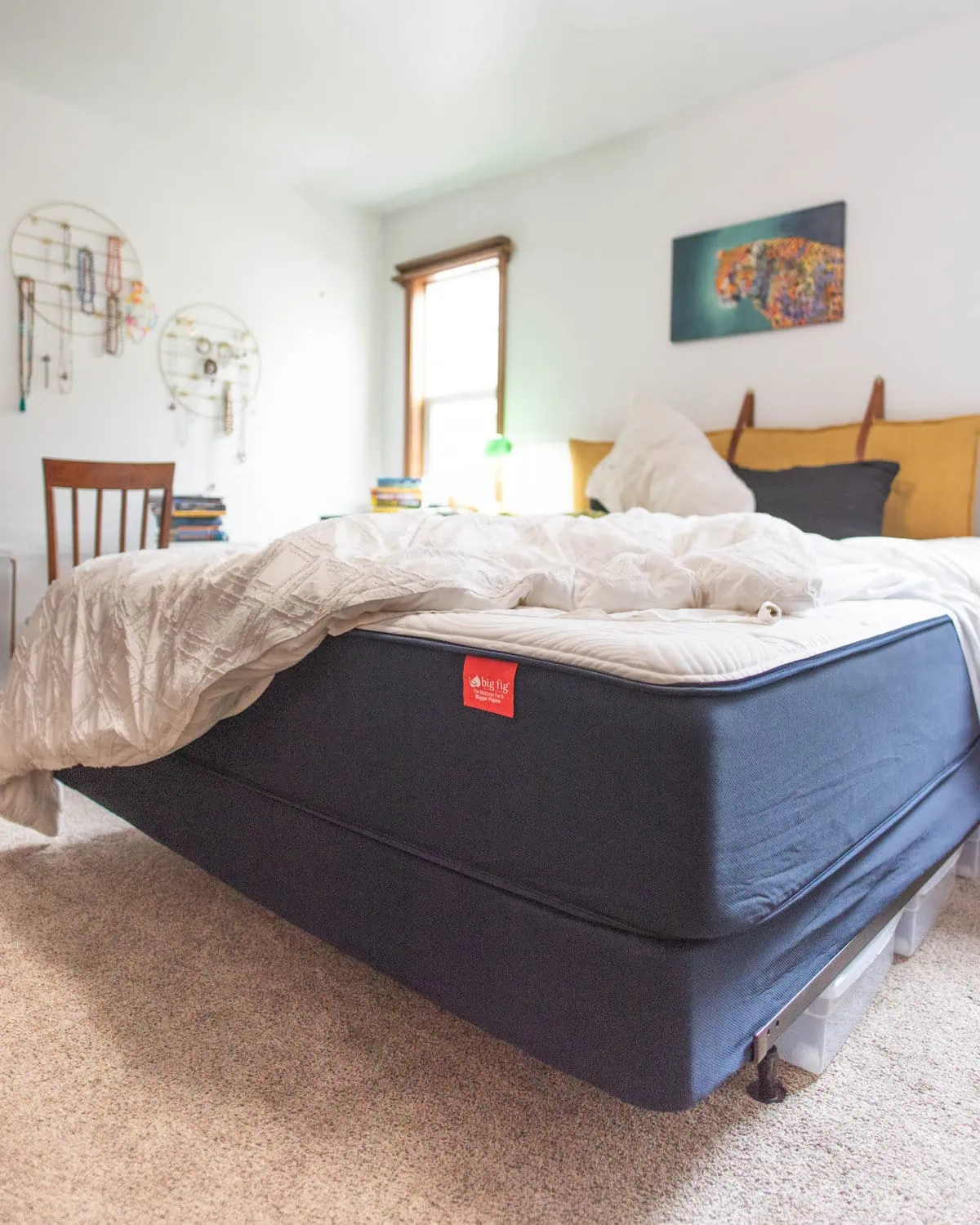 big fig mattress in cozy bedroom