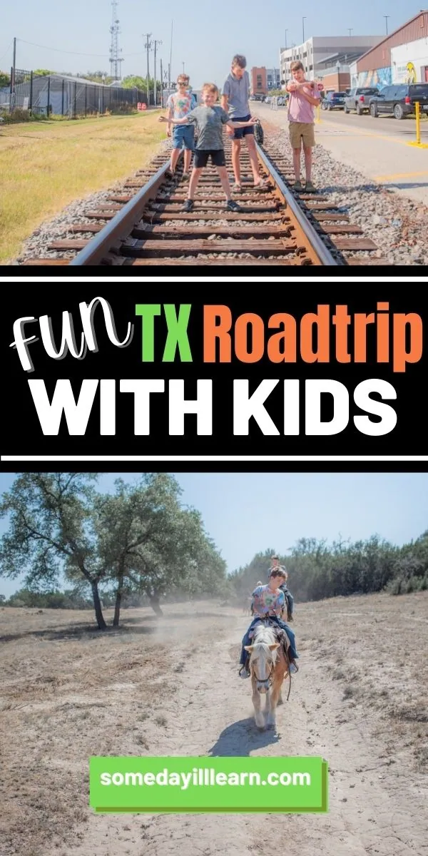 What to see on a Texas roadtrip with kids from Dallas to Austin and everything in between!