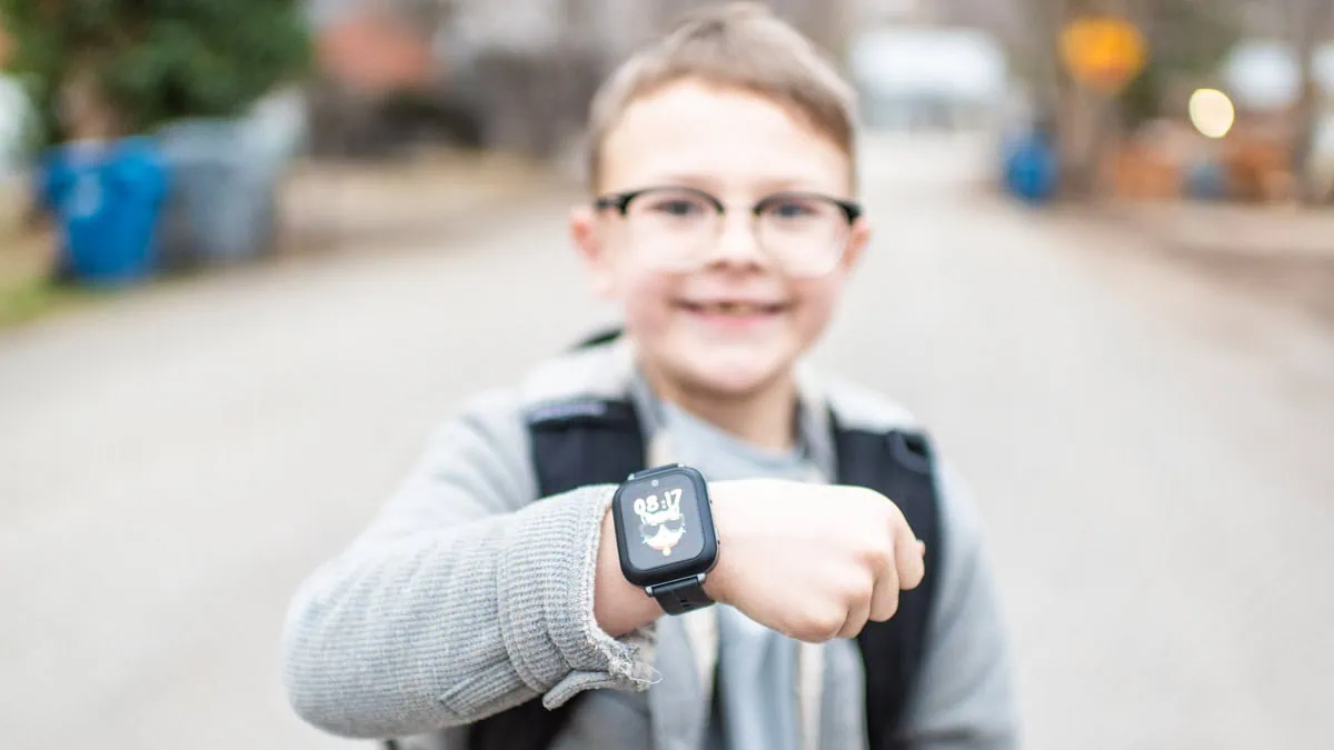 A kids smart watch to keep them safe