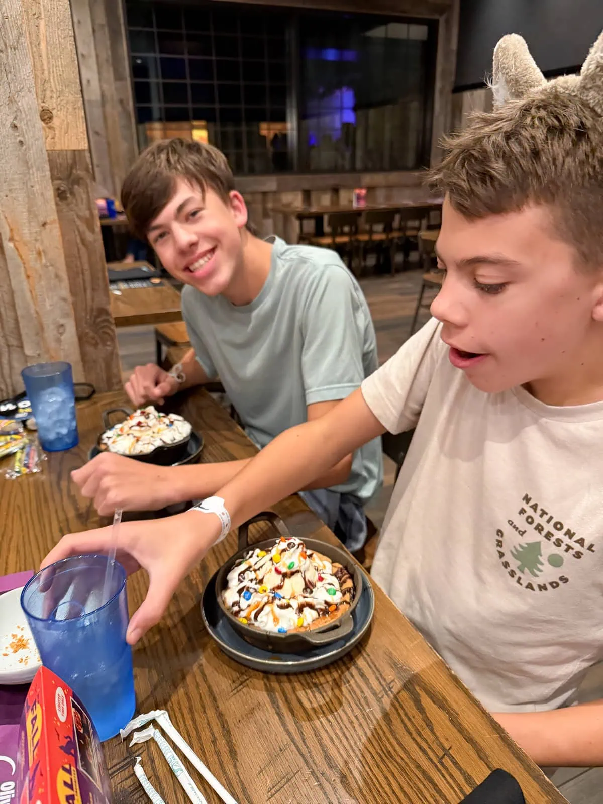 dessert at great wolf lodge