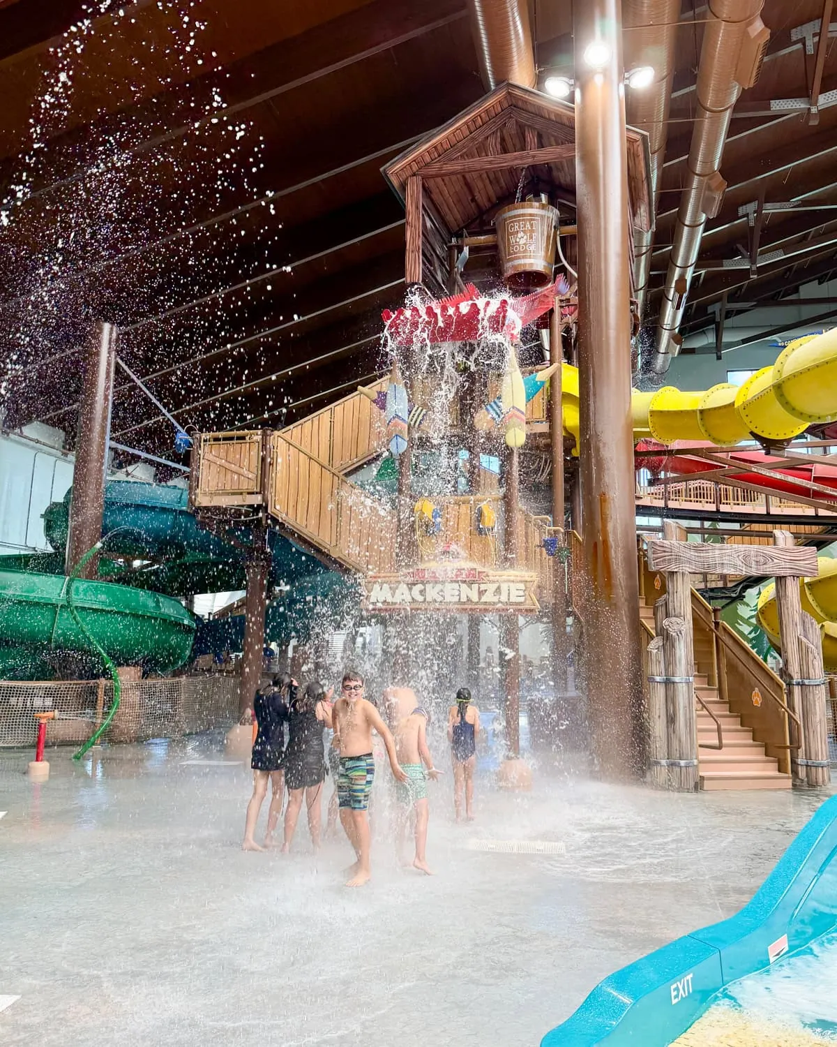 great wolf lodge splash area